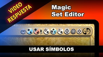 Magic Set Editor: Escribir Símbolos