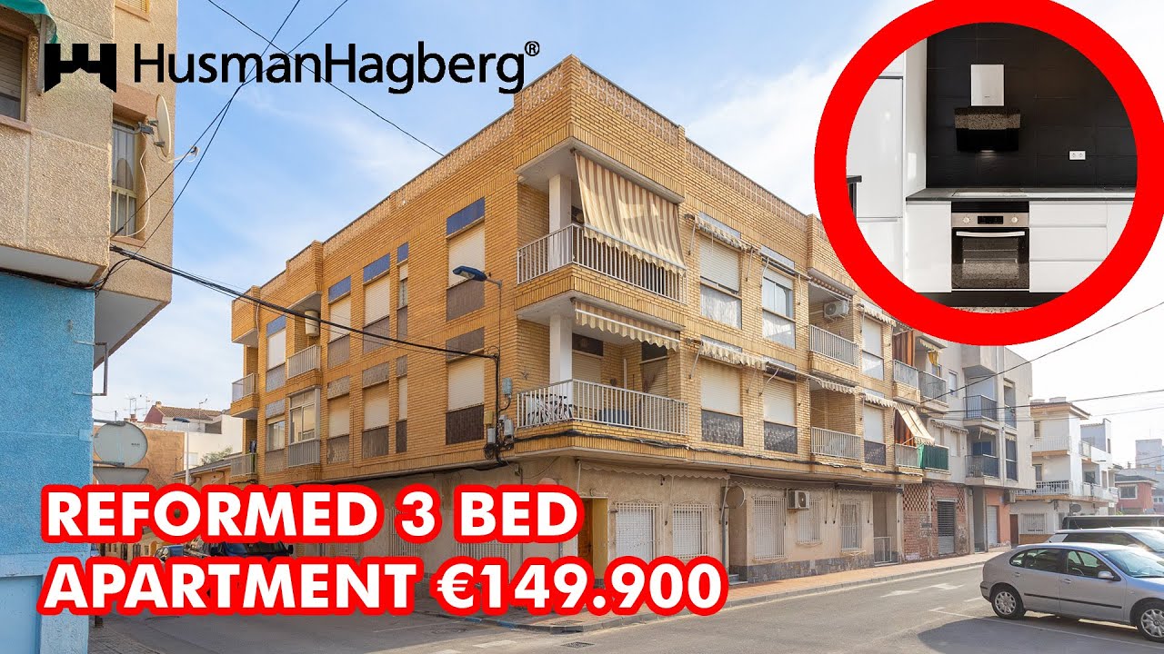 FOR SALE! Reformed apartment in San Pedro del Pinatar €149.900