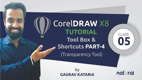 Corel Draw X8 Tutorial - Hindi - Tool Box & Shortcuts Part 4 - Class 05