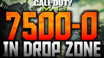 MW3: INSANE 7500-0 DROP ZONE WIN - KARNAGE Clan Challenge! (MW3 Flawless Drop Zone Win)