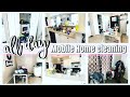 ALL DAY *actual messy house* CLEAN WITH ME | mobile home cleaning motivation | single wide cleaning