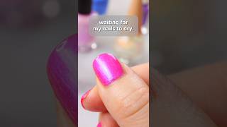 #ad 😜 My fave trick to prevent nail polish from smudging!