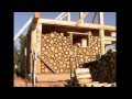 Как построить дом из дров своими руками