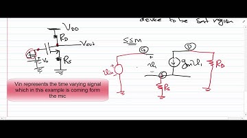 MOSFET Amplifiers - 01 Common Source Amplifier with Degeneration