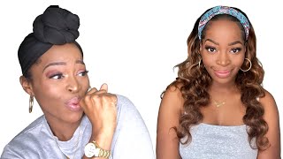 🔥NO LACE! NO GLUE! NO GEL!😱NEW HIGHLIGHT HEADBAND WIG|No Work Needed Glueless Install ft.Nadula Hair