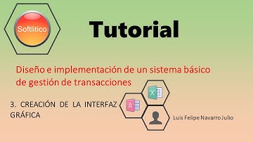 03  Creación de la interfaz gráfica - VBA Excel - Access