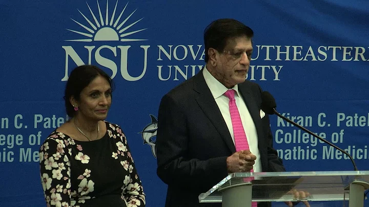 Drs Kiran and Pallavi Patel pledge $200 million to...