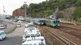 JR牟岐線1500形 徳島～阿波富田 JR Shikoku Mugi Line 1500 series DMU