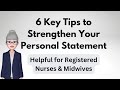 Key Tips to Strengthen Your Nursing Personal Statement