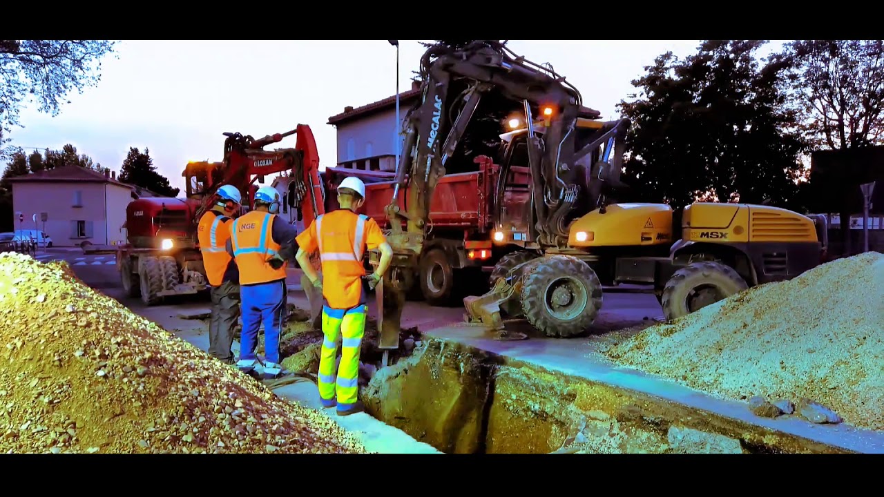 EHTP Sorgues Chantier de nuit