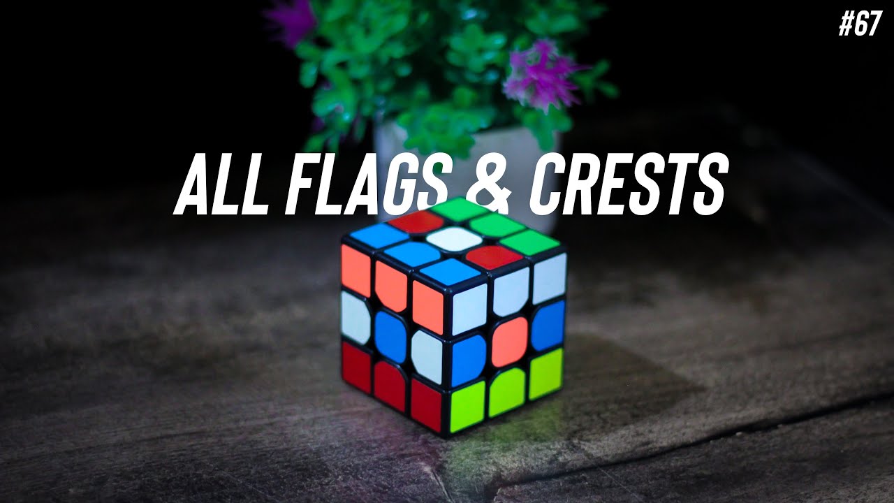 All flags & crests Pattern - Rubik’s Cube 3x3 Pattern - YouTube