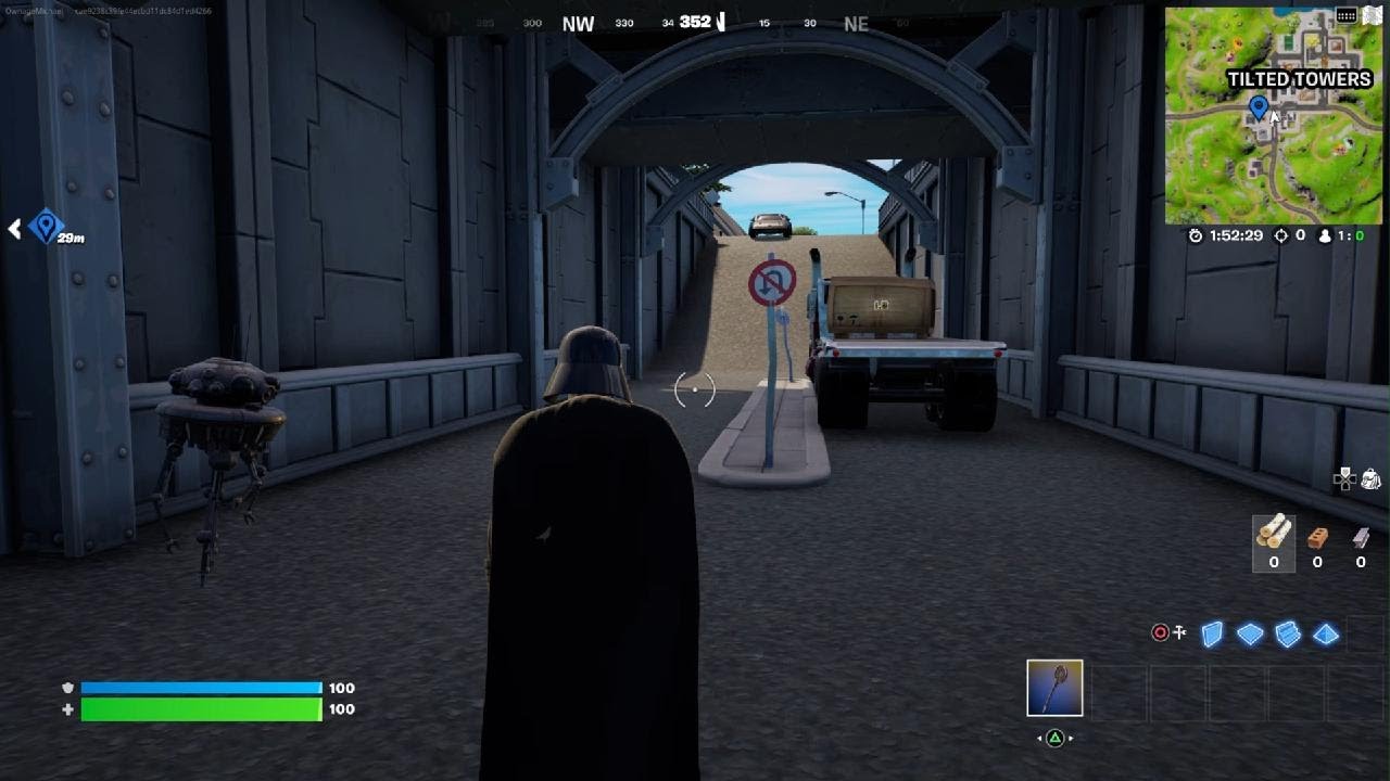 Fortnite Chapter 3 Season 3 Imperial Death March through POI's # 9 Tilted Towers