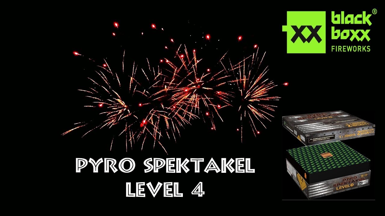 Pyro-Spektakel Level 4 | 142 Schuss | Neuheit 2018 - YouTube