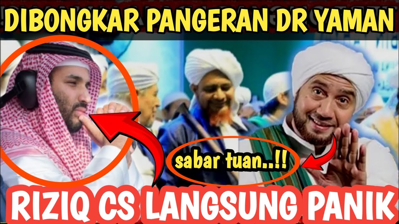 GEMPAR‼️HABIB RIZIQ CS LANGSUNG PANIK‼️NASABNYA DI BONGKAR PANGERAN DARI YAMAN.? S3S4T M3NY3S4TKAN