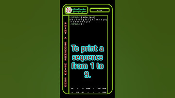 Print a sequence using echo command in Linux #nonightgams #linux #echo