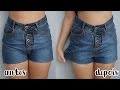 COMO ENLARGUECER AS PERNAS DO SHORTS | AJUSTE DE ROUPAS