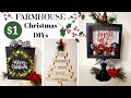 Dollar Tree Farmhouse Christmas DIYs | Christmas in July Around the World | Holiday Decor