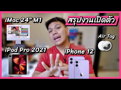      iPad Pro 2021   iMac 24  M1   Air Tag   iPhone 12          Apple TV 4K               