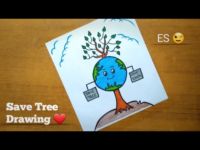 Top 150+ save tree sketch latest - in.eteachers-saigonsouth.com.vn