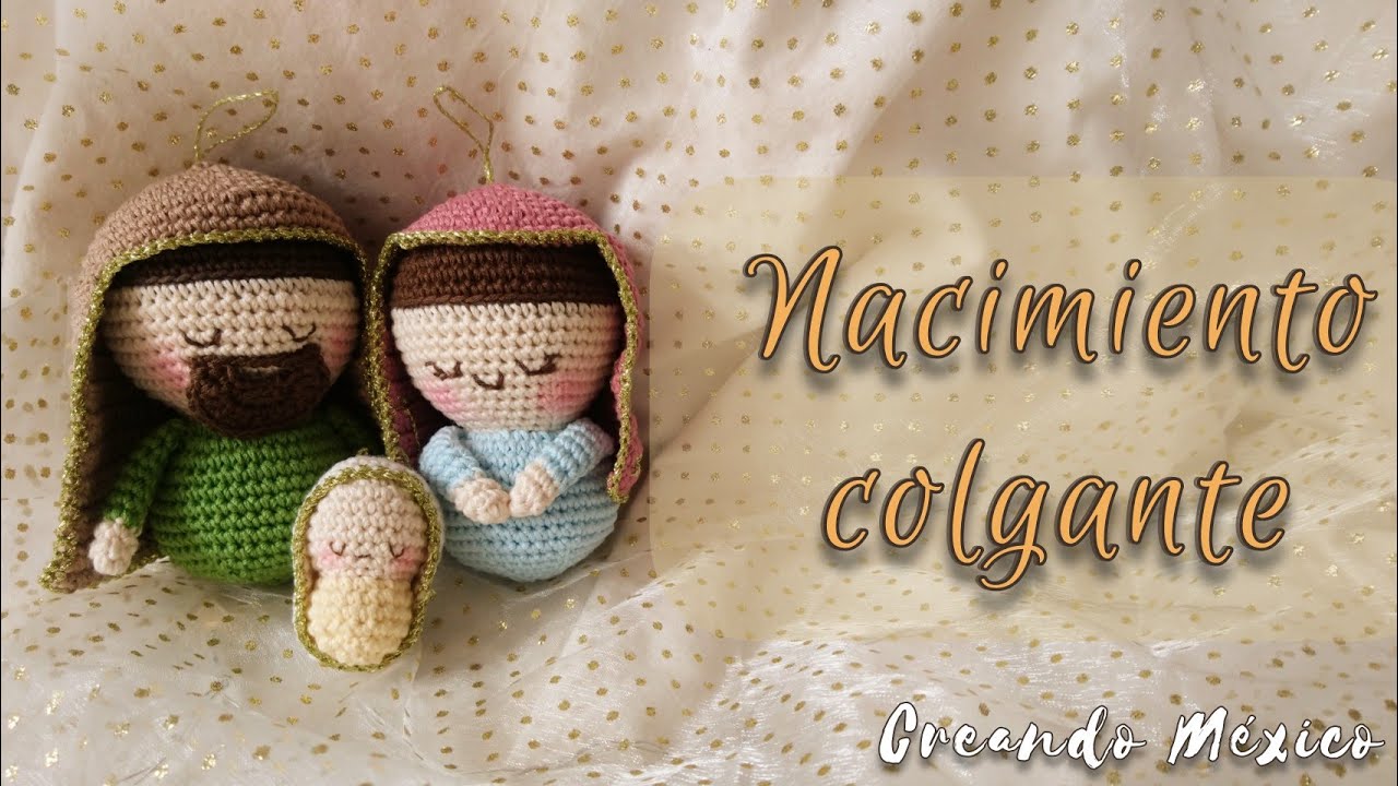 Cómo hacer Nacimiento tejido crochet paso a paso/ tutorial Belén amigurumi - YouTube