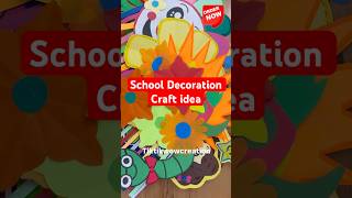 DIY school board decoration | Creative craft for classrooms | School Decoration craft ideas #craft