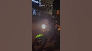 Riding pake ninja dimalam hari bikin candu !!!