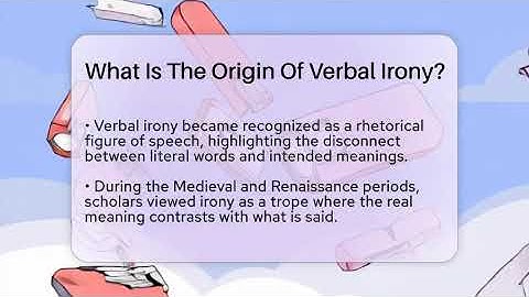 What Is The Origin Of Verbal Irony? - The Prose Path