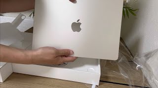 Mac Book Air 開封動画(13 インチ・M2チップ・スターライト・税込148,800円)