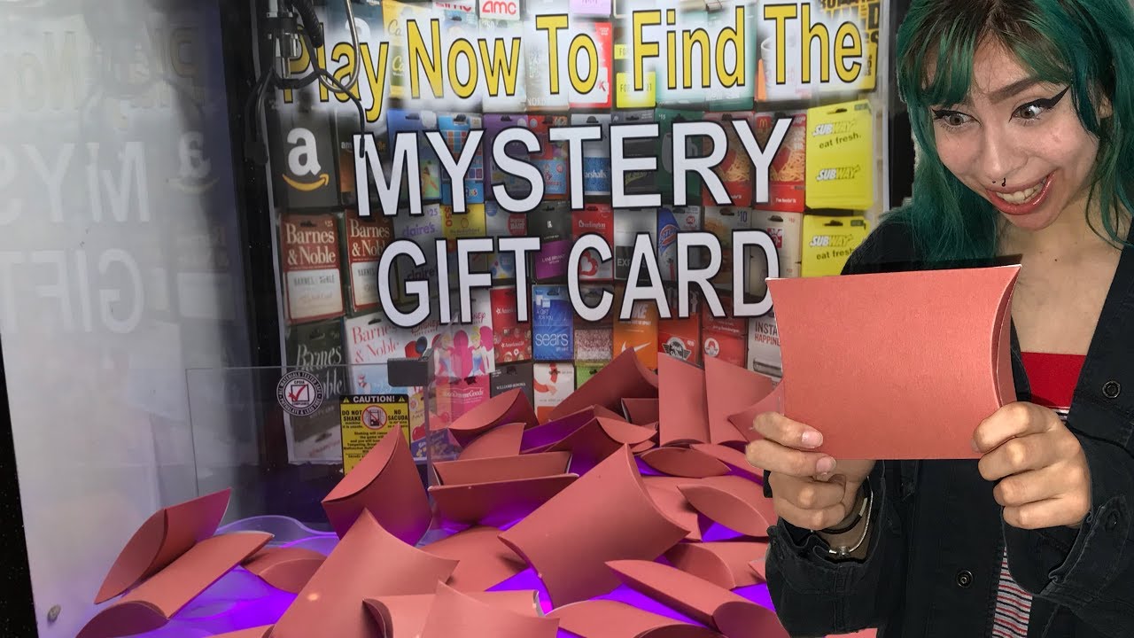 How Much Is The Gift Card Worth MYSTERY BOX Filled With Gift Cards 