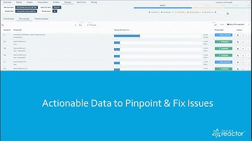 Actionable Data to Pinpoint & Fix Issues