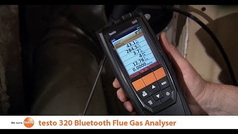 Testo 320 Flue Gas Analyser with Bluetooth