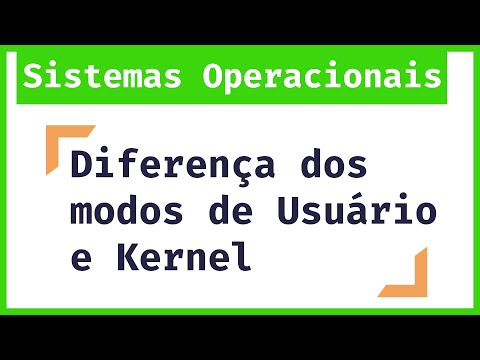 Vídeo: O que é modo de usuário e modo kernel no sistema operacional?
