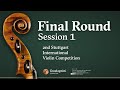 Final round  session 1  2nd stuttgart international violin competition