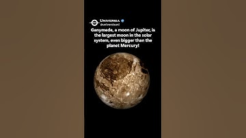 Ganymede: The Largest Moon in the Solar System!
