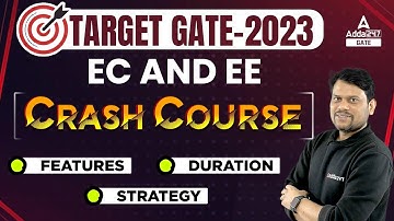 TARGET GATE-2023 | EC & EE |  CRASH COURSE | Features |  Duration | Strategy | By Ravi sir