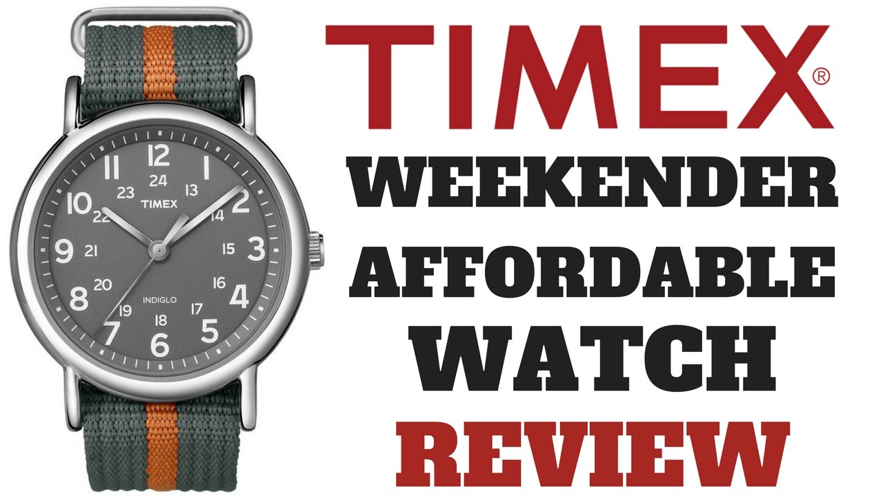 TIMEX WEEKENDER INDIGLO MEN'S WATCH REVIEW MODEL: T2N649 - YouTube