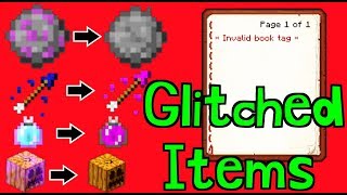Glitched Items For Survival Nbt Eraser 1 12 1 15 2 Minecraft Youtube