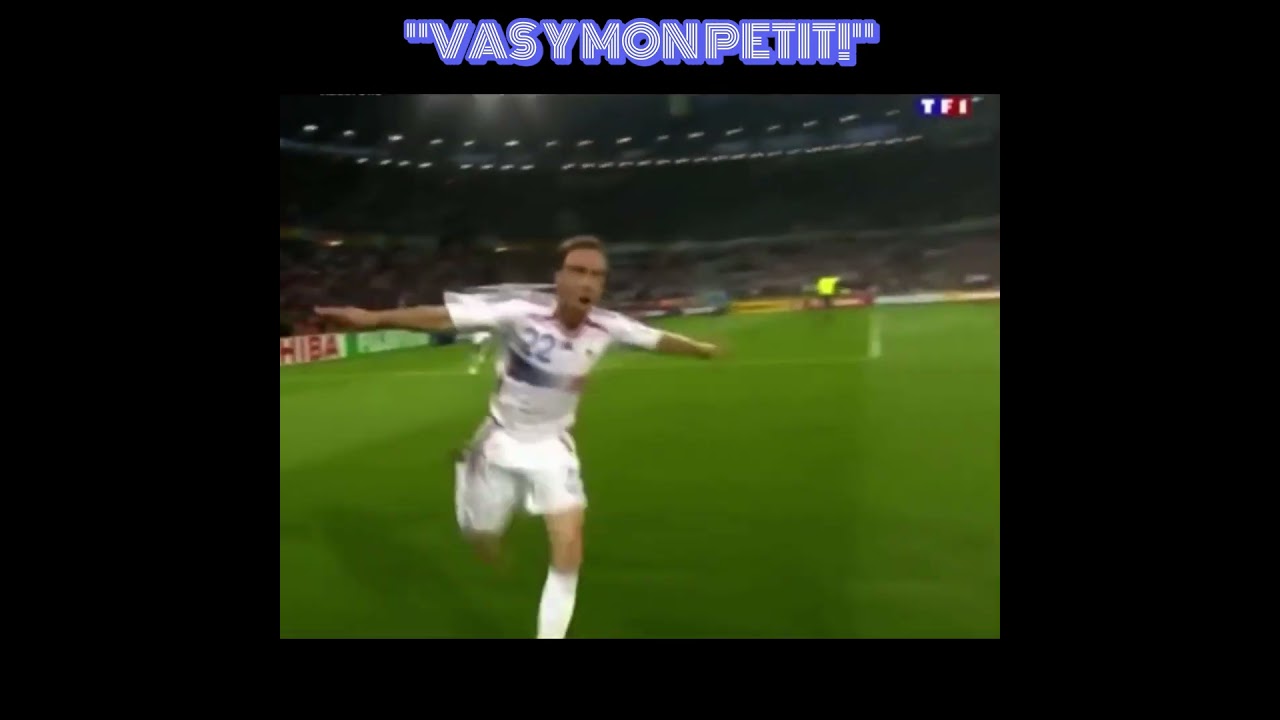 France - Espagne 2006 : Le 1er but de Ribéry I "Vas-y mon petit!"  #football #FRAESP #ESPFRA #TF1