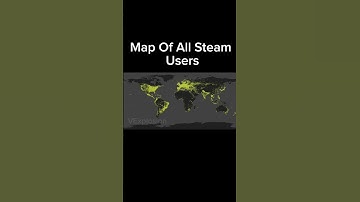 Map Of All Steam Users 2 #shorts