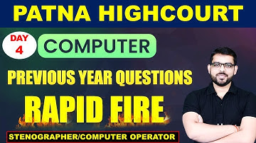 DAY-4 | PATNA HIGHCOURT | COMPUTER SPECIAL |  STENOGRAPHER/COMPUTER OPERATOR | BY DHEERENDRA SIR