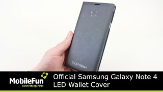 Samsung Galaxy 4 LED Wallet Cover Case Review - YouTube