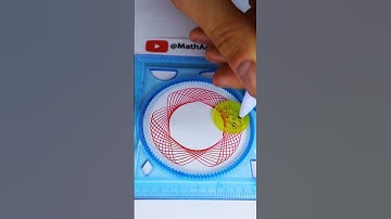 How many rotations did the pen make in total? ?? #Spirograph #2024 #shorts