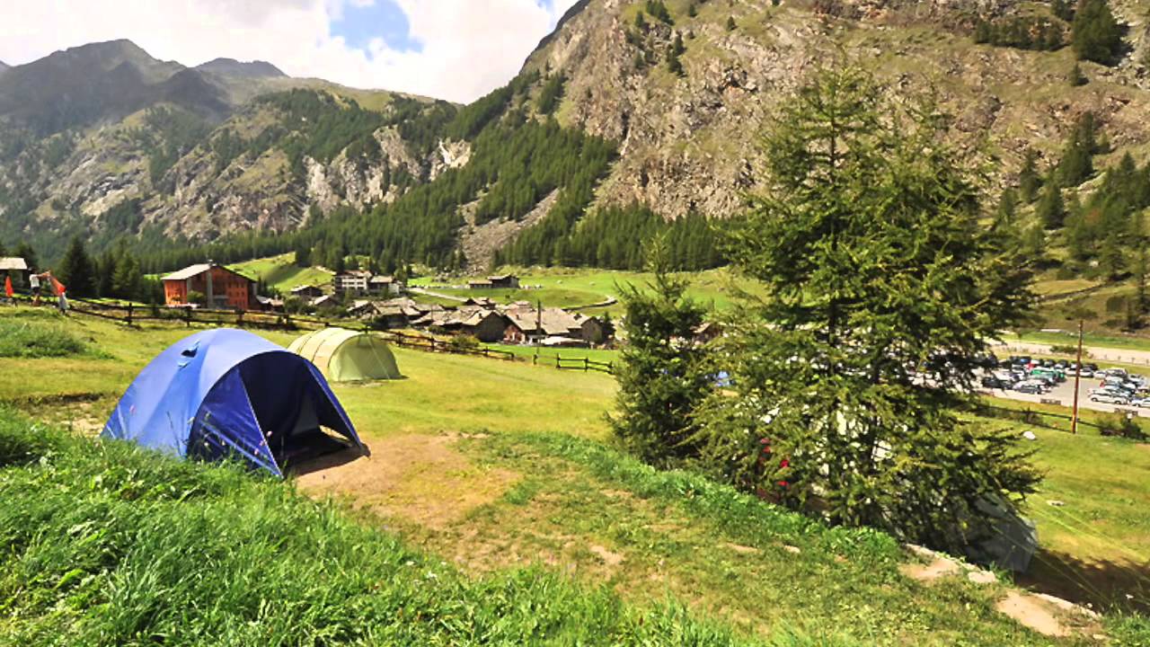 Gran Paradiso National Park Cogne Valnontey Camping Lo Stambecco Youtube