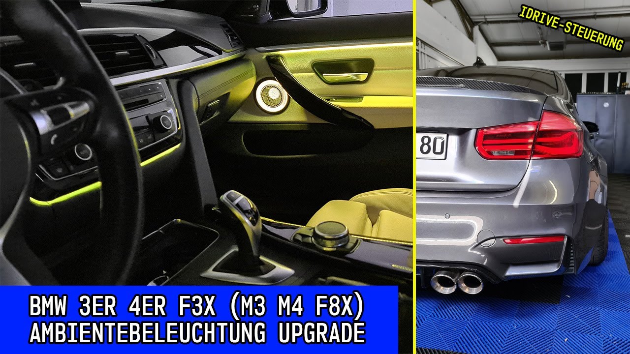 BMW 3er/4er F30 F31 F32 F36: 9-11 Farben Ambientebeleuchtung steuerbar über  das iDrive? (+ M3/M4) 