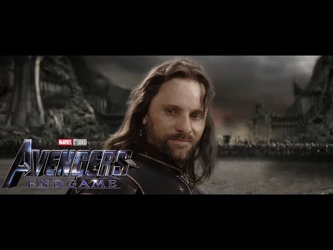 Aragorn's Black Gate speech with Avengers Endgame Portals Theme