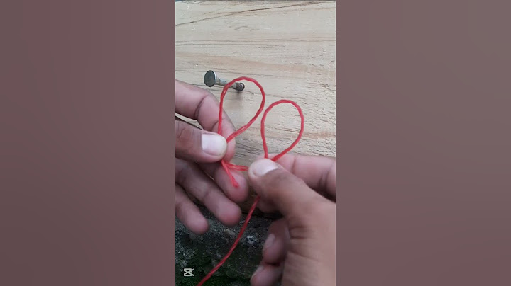 Be sure to remember this tricks!  How to easily  tie a knot that can be quickly #experiment