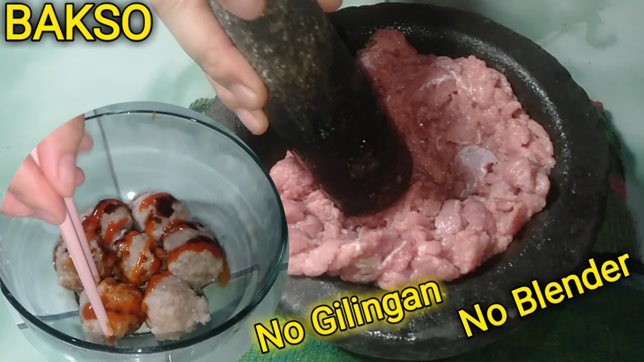 Resep bakso tanpa alat gilingan dan blender Resep bakso tanpa alat gilingan dan blender