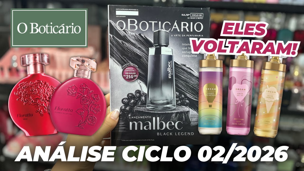 O CICLO 02/2026 CHEGOU COM BODY SPLASH DREAM E MUITAS PROMOÇÕES INCRÍVEIS!