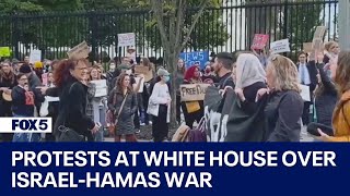 Over 30 people arrested outside White House during protest over Israel-Hamas war