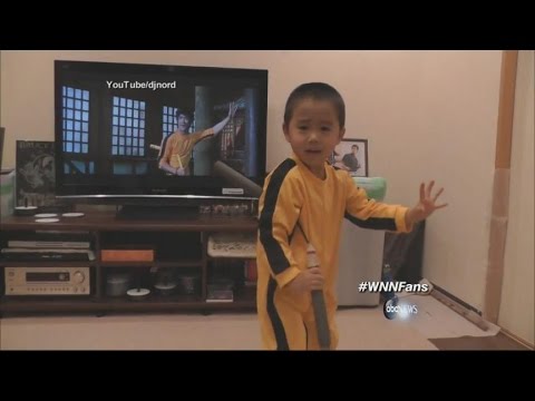Little "Fist Of Fury" | Young Kid Imitates Bruce Lee's Nunchaku Moves -  YouTube